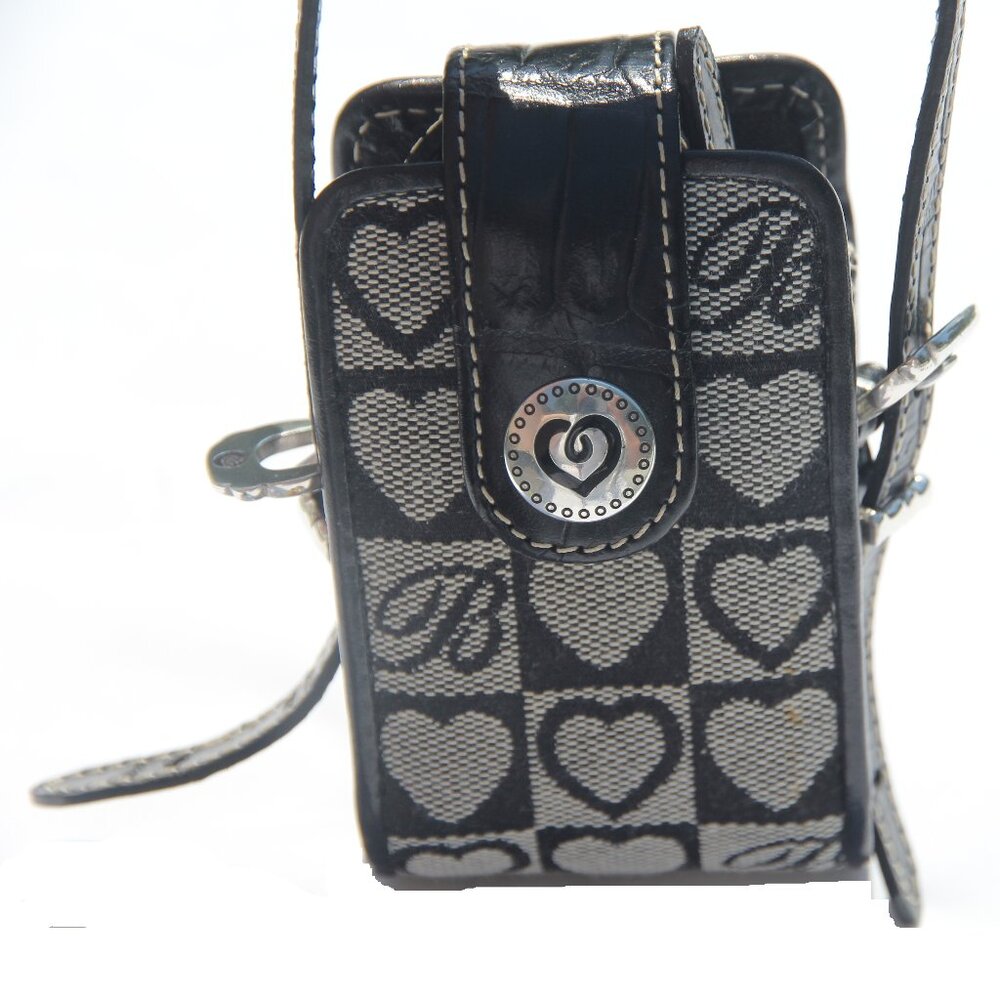 Vintage Heart to Heart Cross Body Cell Phone Purse